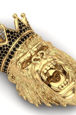 Dije Modelo Gorila. (Estilo Gorila con Corona) en Oro de 14. Para Otro Kilate o modificasion,contactenos3️⃣0️⃣5️⃣5️⃣0️⃣1️⃣9️⃣0️⃣4️⃣4️⃣☎️WhatsApp.