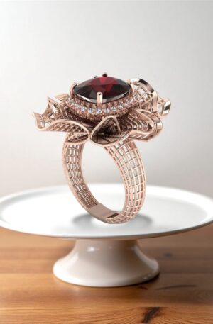 Anillo Modelo Flor. (Estilo Amor) en Oro de 10k con Diamantes: Una Joya de Elegancia y Brillo Excepcional Para Otro Kilate o modificasion,contactenos3️⃣0️⃣5️⃣5️⃣0️⃣1️⃣9️⃣0️⃣4️⃣4️⃣☎️WhatsApp.