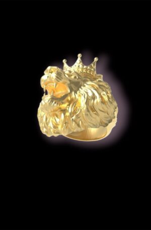 Anillo Modelo Leon, (Estilo Leon con Corona) en Oro de 10k Pesa 30-35g (+/-).Representa Poder y Elegancia en Cada Detalles. Para Otro Kilate o modificasion, contactenos 3️⃣0️⃣5️⃣5️⃣0️⃣1️⃣9️⃣0️⃣4️⃣4️⃣☎️WhatsApp